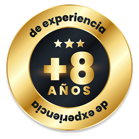 8 años de experiencia